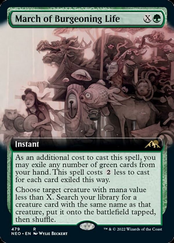 March of Burgeoning Life (Extended art Foil)