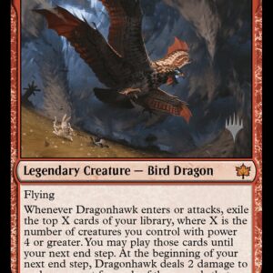 pblb-132p-dragonhawk-fate-s-tempest Dragonhawk, Fate's Tempest (Planeswalker Stamp)